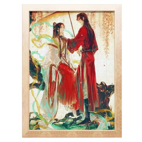 Puzzles 120/50/70 Teile Tian Guan Ci Fu Xie lian Hua Cheng San Lang Diy Anime Casual Puzzles Home Desk Deocrtaion Geburtstagsgeschenk für Fans von Zhongkaihua