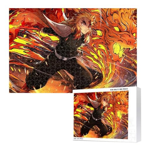 Puzzles 300/500/1000/1500 Teile Kamado Tanjiro Tomioka Giyuu Kochou Shinobu DIY Anime Casual Puzzles Home Desk Deocrtaion Geburtstagsgeschenk für Fans von Zhongkaihua