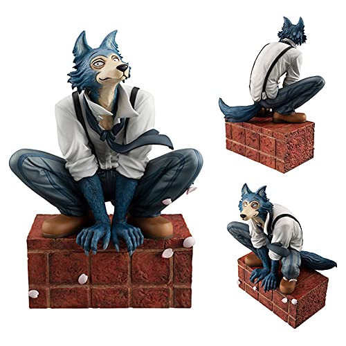 Zhongkaihua Anime Beastars Figur Legoshi Figur 17CM PVC Modell Statue Legoshi Figure Beastars Action Figur Sammlung Desktop Dekorationen Geschenke von Zhongkaihua