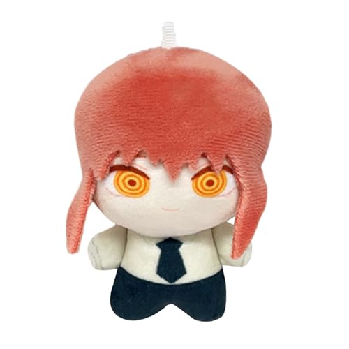 Zhongkaihua Anime Chainsaw Man Plush Makima Figur Weiches Gefülltes Anhänger Sofa Schlafzimmer Heim Dekoration Anime Geschenke 10CM von Zhongkaihua