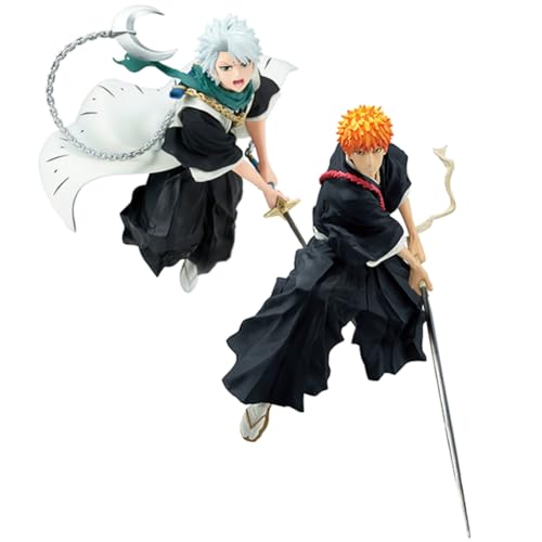 Zhongkaihua Anime Figuren Hitsugaya Toshiro/Kurosaki Ichigo Figur 13/14CM PVC 2pcs Modell Statue Action Figure Sammlungen Desktop Dekorationen Geschenke von Zhongkaihua