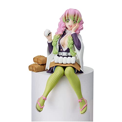 Zhongkaihua Anime Figuren Kanroji Mitsuri Figur Anime Noodle Stopper Figure Sitzend Modell Statue Dekorationen Sammlung Geschenke für Fans von Zhongkaihua