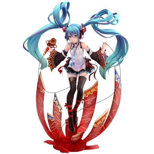 Zhongkaihua Anime Figuren Miku Figur 26CM PVC Miku Actionfigur Modell Statue Miku Figure Christmas Sammlungen Desktop Dekorationen Geschenke von Zhongkaihua