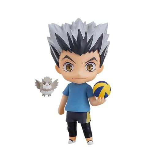 Zhongkaihua Anime Figures Haikyuu Kotaro Bokuto Figur Mini Statue Action Figur with Accessories Changeable Faces and Hands PVC Model Desktop Ornaments von Zhongkaihua