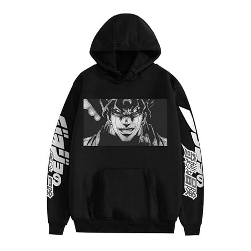 Zhongkaihua Anime Hoodies Kinder Erwachsene Unisex Druck Charakter Dio Brando/Kira Yoshikage Cosplay Kleidung Sweatshirts Pullover mit Kordelzug Casual Sport Anime Hoodie für Jungen Mädchen von Zhongkaihua