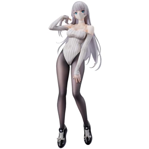 Zhongkaihua Anime Illustration Maske Mädchen Efeu Figur Anime schwarze Seide Sport Bunny Girl Figur 24 cm PVC Modell Home Schreibtisch Dekoration Geburtstagsgeschenk für Fans von Zhongkaihua