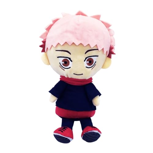 Zhongkaihua Anime JJK Itadori Yuji Plüschfigur, weich, gefüllt, 20 cm, JJK Merch, Sammlerstücke, Sofa, Schlafzimmer, Heimdekoration, Geschenke von Zhongkaihua