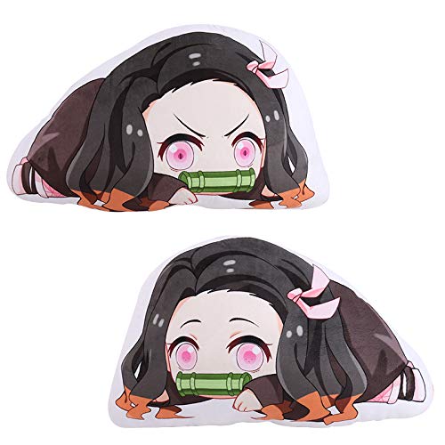 Zhongkaihua Anime Plüsch-Kamado-Nezuko-Figur, weich, gefüllt, Sofa, Schlafzimmer, Heimdekoration, Sammlerstücke, Geschenke, 45 cm von Zhongkaihua