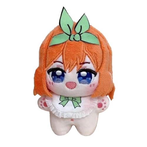 Zhongkaihua Anime Plüsch Nakono Yotsuba Figur weich gefüllter Anhänger Anime Schlüsselanhänger Tasche Rucksack niedliche Anhänger Dekorationen Sammlerstücke Geschenke 10 cm von Zhongkaihua