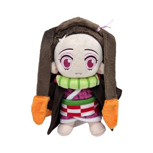 Zhongkaihua Anime Plüschfigur Kamado Nezuko, weich, gefüllt, Sofa, Schlafzimmer, Zuhause, Sammlerstücke, Dekorationen, Geschenke, 24 cm von Zhongkaihua