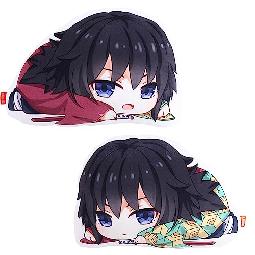 Zhongkaihua Anime-Plüschkissen Tomioka Giyuu, weich, gefüllt, Sofa, Schlafzimmer, Heimdekoration, Sammlerstück, Geschenke, 45 cm von Zhongkaihua