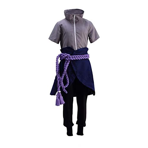 Zhongkaihua Anime Sasuke Uchiha Cosplay Kostüm Japanische Anime Uniform Outfit für Halloween Party von Zhongkaihua