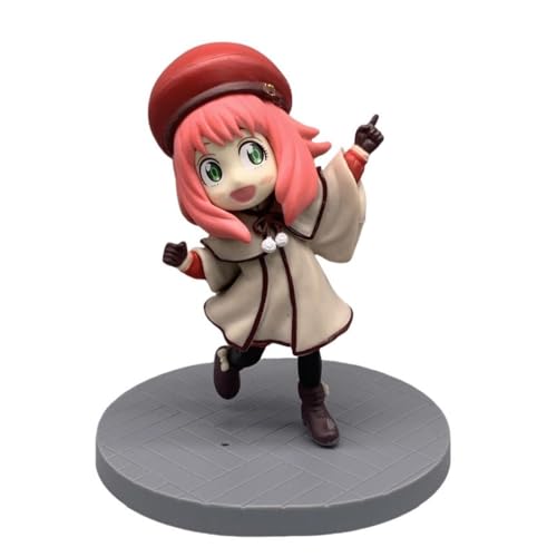 Zhongkaihua Anya Forger Figur, 15 cm, PVC, niedliches Cartoon-Modell, Anime-Girl-Figur, Anya Forger, Actionfigur, Desktop-Dekoration, Ornamente von Zhongkaihua