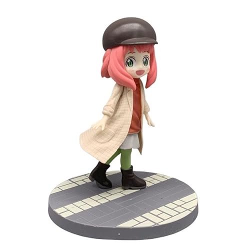 Zhongkaihua Anya Forger Figur, 15 cm, PVC, niedliches Cartoon-Modell, Anime-Girl-Figur, Anya Forger, Actionfigur, Desktop-Dekoration, Ornamente von Zhongkaihua