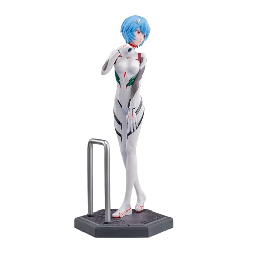 Zhongkaihua Ayanami Rei-Figur, 19 cm, PVC-Modell, Statue, Anime-Actionfigur, Ayanami Rei-Figur, Desktop-Dekoration, Sammlerstücke, Geschenke von Zhongkaihua