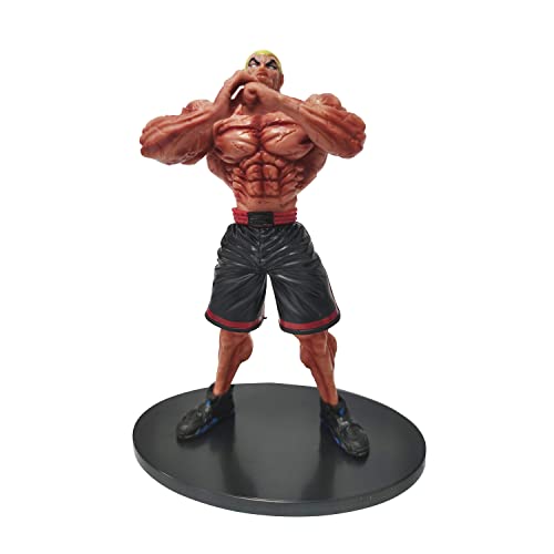 Zhongkaihua Baki Jack Hanma Figur 18 cm PVC Actionfigur Stehende Figur Modellsammlung Modell Spielzeug Dekorationen von Zhongkaihua