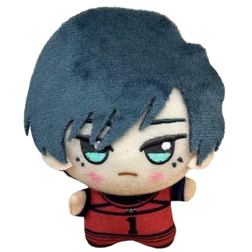 Zhongkaihua Blue Lock Rin Itoshi Plüschkissen, 11 cm, Anime, PP-Baumwolle, weich, gefüllt, pelzig, Autotasche, Heimdekoration, Anhänger Zhongkaihua Blue Lock Rin Itoshi Plüschkissen, 11 cm, Anime, PP-Baumwolle, weich, gefüllt, pelzig, Autotasche, Heimdekoration, Anhänger von Zhongkaihua