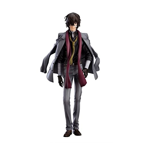 Zhongkaihua Bungo Stray Dogs Dazai Osamu Figur, Anime-Merch, Actionfigur, wechselbare Kleidung, Desktop-Ornament, 23 cm von Zhongkaihua