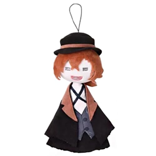 Zhongkaihua Bungo Stray Dogs Dazai Osamu Plüschfigur, Anime, PP-Baumwolle, Kissen, weich, gefüllt, pelzig, Autotasche, Heimdekoration, Anhänger für Fans von Zhongkaihua