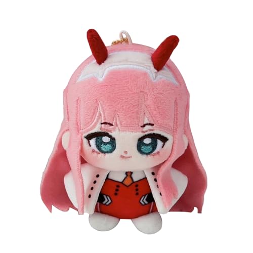 Zhongkaihua Darling in the Franxxx Anime Plush Toys Zero Two Kawaii Plush Dolls Dekorative Behänge für Rucksäcke, Taschen, Fahrräder, Schlüsselanhänger Anhänger von Zhongkaihua