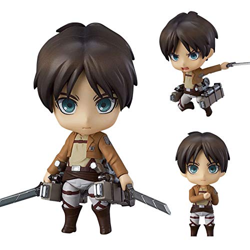 Zhongkaihua Ellen Yeager Figur Battle Edition Anime Actionfigur Changeable Accessories PVC Figur Ellen Yeager Statue Cute Mini Q Version Clay Model Ornamente von Zhongkaihua