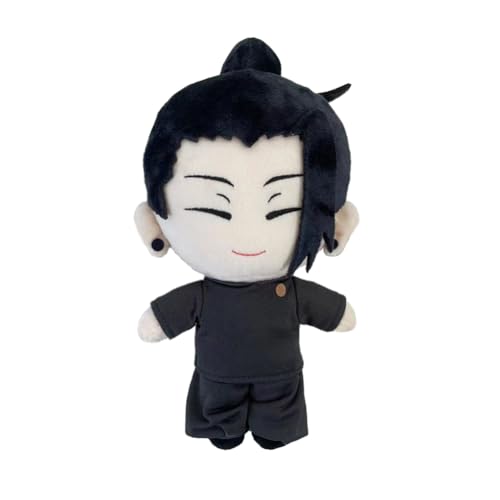 Zhongkaihua Gojo Satoru/Geto Suguru Anime Plüsch Puppen Niedliche Cartoon Plüsch Figur Spielzeug Kissen Geschenk für Anime Fans 25cm von Zhongkaihua