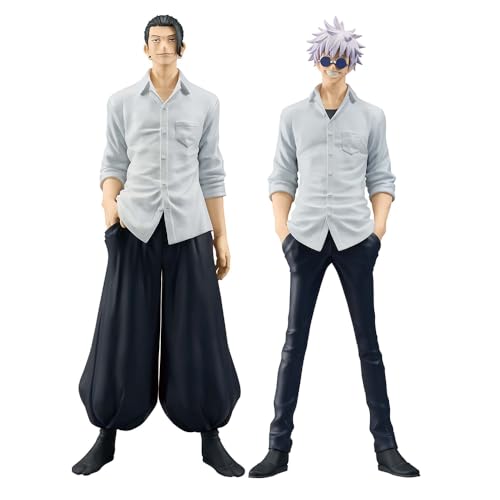 Zhongkaihua Gojo Satoru und Geto Suguru Figur JJK Figuren 22CM Stehend Modell Anime Statue JJK Action Figure PVC Sammlung Dekorationen Geschenke Zhongkaihua Gojo Satoru und Geto Suguru Figur JJK Figuren 22CM Stehend Modell Anime Statue JJK Action Figure PVC Sammlung Dekorationen Geschenke von Zhongkaihua