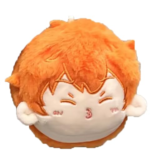 Zhongkaihua Haikyuu Hinata Shoyo Plüschfigur, Plüschkissen, Anime, PP-Baumwolle, weich, gefüllt, pelzig, Autotasche, Heimdekoration, Anhänger für Fans, 10 cm von Zhongkaihua