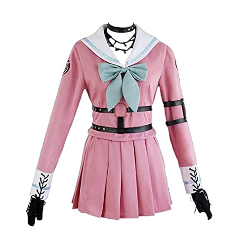 Zhongkaihua Halloween Karneval Iruma Miu Charakter Cosplay Kostüm Japanische Mädchen JK Uniform Schuluniform Anime Damen Rosa Halloween Uniform von Zhongkaihua