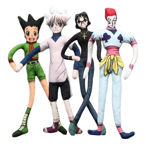 Zhongkaihua Hisoka Killua Zaoldyeck Gon Freecss Anime weiche Figur, 28 cm, kann gedreht werden, Stofftier mit integriertem Drahtrahmen, lustiges Gag-Geschenk für Fans Zhongkaihua Hisoka Killua Zaoldyeck Gon Freecss Anime weiche Figur, 28 cm, kann gedreht werden, Stofftier mit integriertem Drahtrahmen, lustiges Gag-Geschenk für Fans von Zhongkaihua