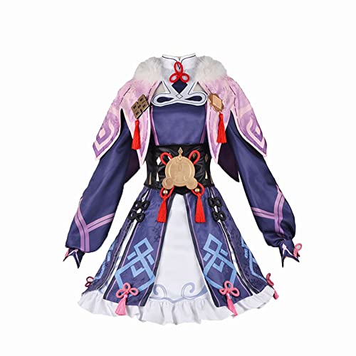 Zhongkaihua HuTao Cosplay Kostüm Paimon/KeQing/Klee/Kamisato Ayaka Cosplay Set Spiel Charaktere Cosplay Outfits Halloween Mottoparty von Zhongkaihua