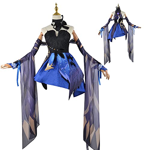 Zhongkaihua HuTao Cosplay Kostüm Paimon/KeQing/Klee/Kamisato Ayaka Cosplay Set Spiel Charaktere Cosplay Outfits Halloween Mottoparty von Zhongkaihua