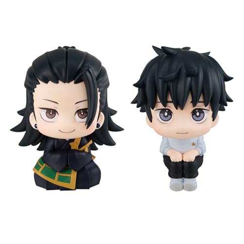 Zhongkaihua JJK Anime Figuren Geto Suguru/Okkotsu Yuta Figur Modell Statue, JJK Action Figure Anime Look Up Figure, 10CM PVC Desktop Dekorationen Sammlung Geschenk 2PCS von Zhongkaihua