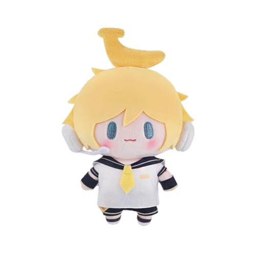 Zhongkaihua Kagamine Rin Plüsch-Anhänger, Anime-Kissen, gefüllte PP-Baumwolle, Autotasche, Schlüsselanhänger, Dekoration, Anhänger für Fans, 15 cm Zhongkaihua Kagamine Rin Plüsch-Anhänger, Anime-Kissen, gefüllte PP-Baumwolle, Autotasche, Schlüsselanhänger, Dekoration, Anhänger für Fans, 15 cm von Zhongkaihua