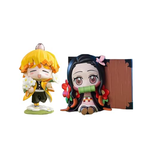 Zhongkaihua Kamado Nezuko Figur Anime PVC Model Figurine Home Desk Auto Dekoration Ornament Geburtstagsgeschenk für Fans, 3,9 Zoll (10 cm) von Zhongkaihua