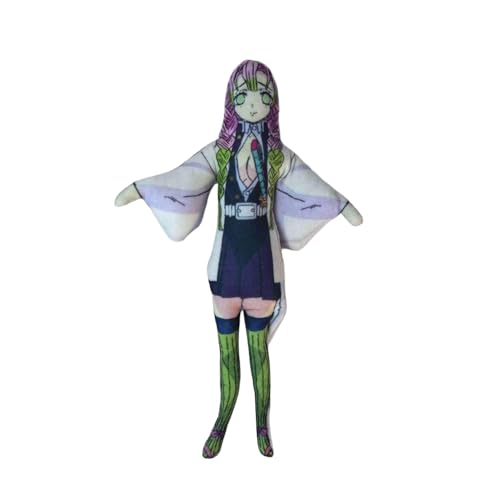 Zhongkaihua Kanroji Mitsuri Abstrakte weiche Figur mit integriertem Drahtrahmen, 28 cm, drehbares Stofftier, witziges und lustiges Narrenstreich, Geschenk für Anime-Fans Zhongkaihua Kanroji Mitsuri Abstrakte weiche Figur mit integriertem Drahtrahmen, 28 cm, drehbares Stofftier, witziges und lustiges Narrenstreich, Geschenk für Anime-Fans von Zhongkaihua