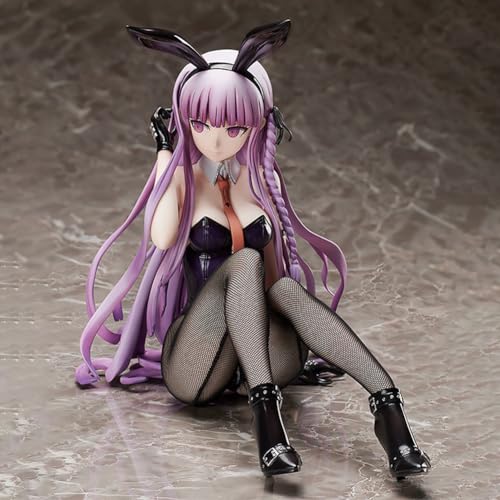 Zhongkaihua Kirigiri Kyouko Figur 22 cm schwarze Seide Bunny Girl Figur Anime PVC Statue Home Desk Ornament Dekoration für Fan von Zhongkaihua