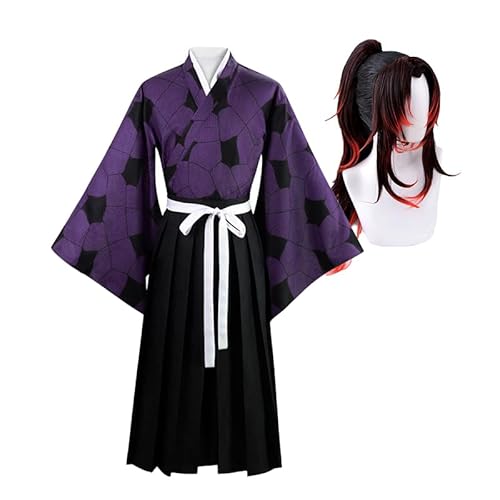 Zhongkaihua Kokushibou Cosplay Anime Charakter Kostüm Voll Samurai Kimono Halloween Cosplay Outfit Rollenspiel Volles Set von Zhongkaihua