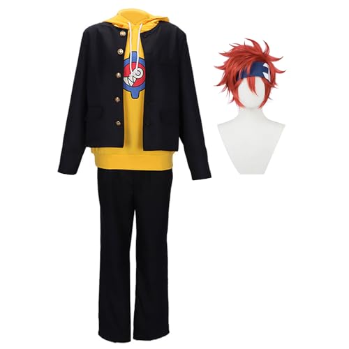 Zhongkaihua Kyan Reki Cosplay Anime Casual Uniform Cosplay Kostüme mit Perücke Halloween Party Outfit Komplettes Set für Fans Geschenke von Zhongkaihua