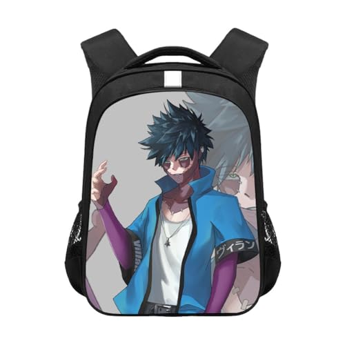 Zhongkaihua MHA Anime bedruckter Rucksack Midoriya Izuku/Todoroki Shouto/Bakugo Katsuki Schulranzen Doppelschulter Schüler Eröffnungssaison Cartoon Büchertasche, Typ12, 44*30.5*16cm von Zhongkaihua