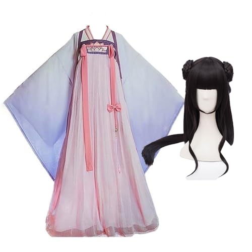 Zhongkaihua Mo Dao Zu Shi Cosplay Kostüm Jiang Yanli Chinesische Antike Tang-Kleidung Hanfu Verbesserung Qixiong Ruqun Kleid Komplettes Set von Zhongkaihua