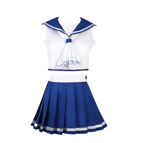 Zhongkaihua Oshi no Ko Hoshino Rubi Cosplay Outfit Anime Kostüm Erwachsene Rollenspiel Matrosenuniform Outfit Karneval Halloween Party Karneval Uniform S-XXL von Zhongkaihua