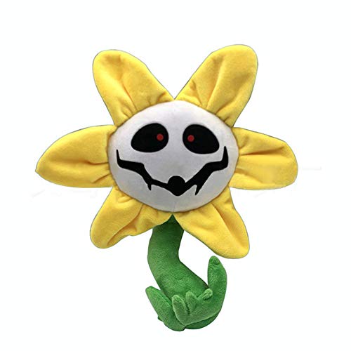 Zhongkaihua Plüschfigur Spielzeug – 22,9 cm Plüschtier – Stofftiere Puppen – Undertale Flowey Sans Plüschtier Puppe für Kinder, Geschenk für Undertale Fans von Zhongkaihua