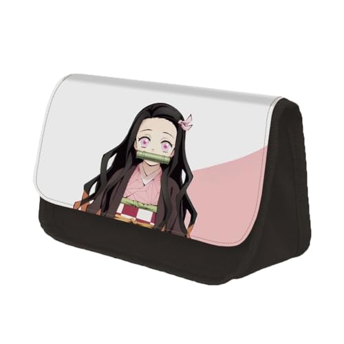 Zhongkaihua Rengoku Kyoujurou/Kamado Nezuko/Kanroji Mitsuri Anime-Federmäppchen für Studenten, Kawaii, niedliches Cartoon-Federmäppchen, großes Fassungsvermögen, doppellagiges von Zhongkaihua