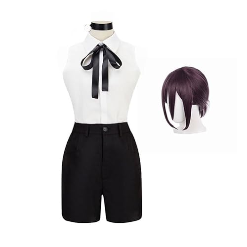Zhongkaihua Reze Cosplay Shirt Anzug Reze Anime Rollenspiel Outfit Kostüm Komplettset Perücke Halloween Karneval für Fans Zhongkaihua Reze Cosplay Shirt Anzug Reze Anime Rollenspiel Outfit Kostüm Komplettset Perücke Halloween Karneval für Fans von Zhongkaihua