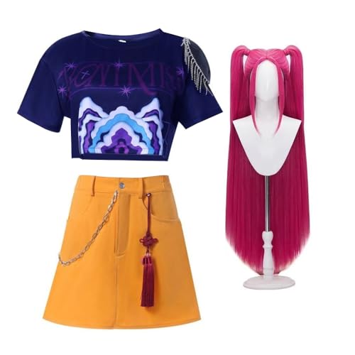 Zhongkaihua Rumi Cosplay Kostüm Mira/Zoey Cosplay Anime Role Playing Mädchen Gruppe Komplettset Stage Performance Dress Up Halloween Uniform Zhongkaihua Rumi Cosplay Kostüm Mira/Zoey Cosplay Anime Role Playing Mädchen Gruppe Komplettset Stage Performance Dress Up Halloween Uniform von Zhongkaihua