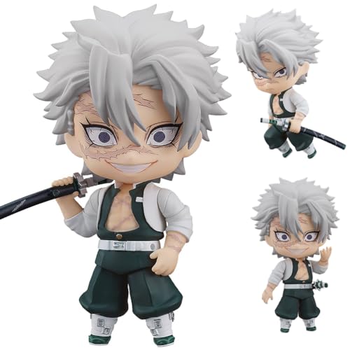 Zhongkaihua Shinazugawa Sanemi Actionfigur mit beweglichen und austauschbaren Gesichtern Anime Q Figurine PVC Statue Anime Sammelfigur Modell 10cm Zhongkaihua Shinazugawa Sanemi Actionfigur mit beweglichen und austauschbaren Gesichtern Anime Q Figurine PVC Statue Anime Sammelfigur Modell 10cm von Zhongkaihua
