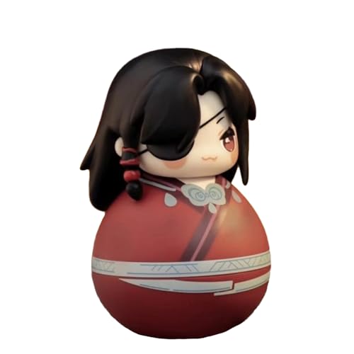 Zhongkaihua Tian Guan Ci Fu Tumbler Figuren-Set, Xie Lian & Hua Cheng, niedliche runde Cartoon-Minifiguren, 10,5 cm, Lang Qian Qiu Roly-Poly Desktop-Figuren Ornament von Zhongkaihua