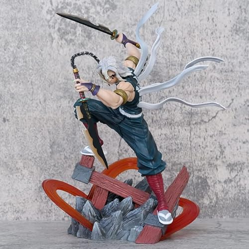 Zhongkaihua Uzui Tengen PVC-Figur, kämpfend, 28 cm, Anime-Charakter-Modell, PVC-Statue, Ornamente, Heimdekoration, Sammlerstücke, Geschenke für Fans von Zhongkaihua