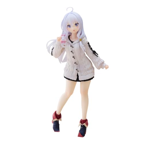 Zhongkaihua Wandernde Hexe Die Reise von Elaina Figur 19 cm PVC Elaina Actionfigur stehendes Modell Statue Sammlung Ornamente Desktop-Dekorationen Geschenke von Zhongkaihua